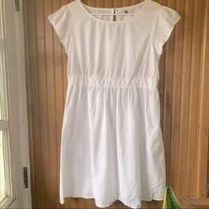 ASOS Design Maternity White Semi-Sheer Baby Doll Mini Dress- Maternity 12